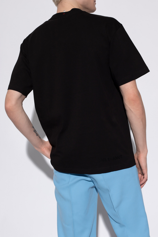 shirt with logo Moncler Grenoble - clothing footwear